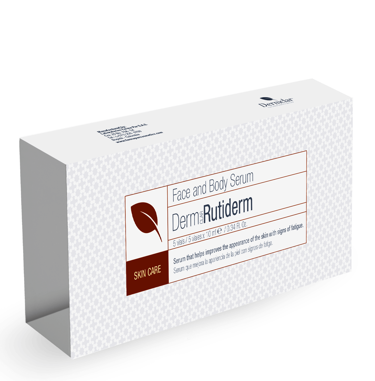 DERMCLAR RUTIDERM vial 10 ml x 5